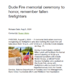 US Forest Service Press Release about Dude Monument and Sano Unda Foundation